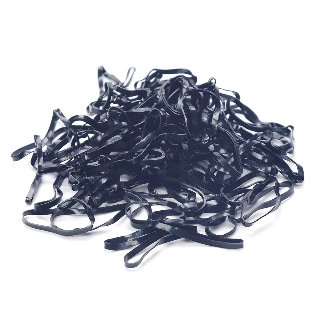 300 шт./упак. черный многоцветный эластичный резиновый ремешок для волос галстук косы волосы кольцевые канаты связать инструмент прическа Холдинг-группа