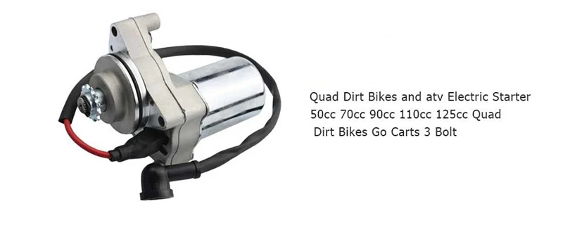 DXUFIT электрический стартер для 50CC 70CC 90CC 110CC я ST01 двигатель ATV Байк картинг стартер двигателя QDMDS001 6