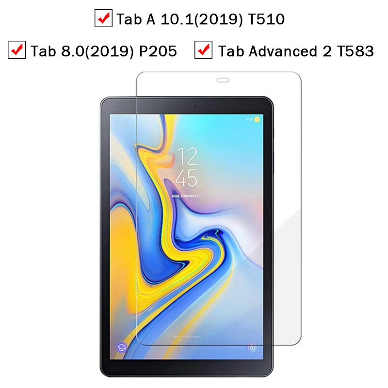 Защитное стекло для samsung galaxy tab a t510 p205 Advanced 2 T583 samsong T 510 583 закаленное защитное стекло для экрана