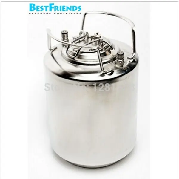 

10L Stainless steel Ball Lock Cornelius Style Beer OB Keg With Newest and High Quality Metal Handles