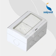 SPL-AS2S) 15A 250 V настенный Электрический стокет и переключатель/одна австралийская розетка и два переключателя в одной водонепроницаемой коробке