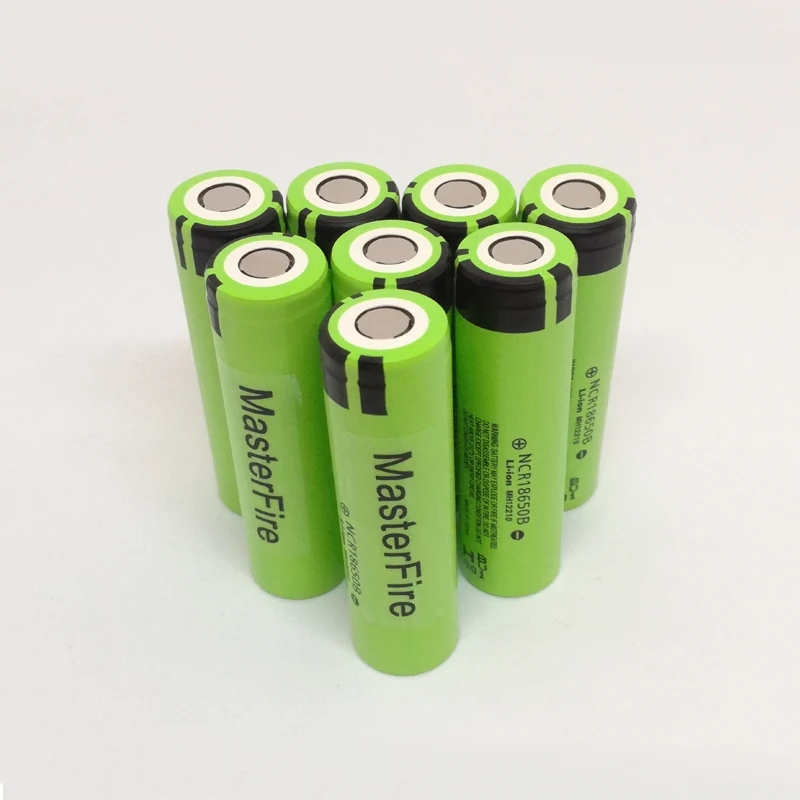 MasterFire 6 шт./лот 18650 NCR18650B Аккумуляторная батарея 3,7 V 3400mAh батареи для ноутбука panasonic