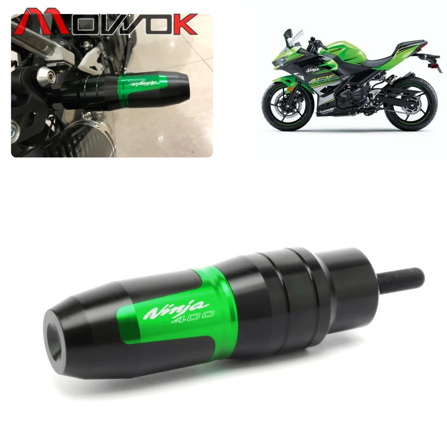 Для KAWASAKI Ninja 400 250 NINJ 400 250 Мотоцикл с ЧПУ Алюминий аварии колодки выхлопных газов ползунки