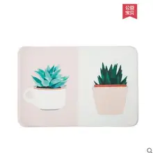 Водопоглощающая растение в горшке коврик Коврик Гостиная Спальня Кухня Ванная ковров