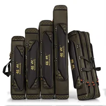 Высокое качество рюкзак для рыбалки, рост: 80 см, 90 см, 100 см 1,2 м двойной Слои мешок рыболовной удочки 3 Слои s Рыболовная Сумка полюс Рыболовные Снасти Сумка