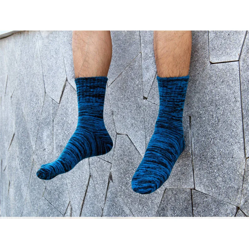 Зимние носки, мужские теплые носки, шерстяные плотные, содержит пух, шерсть, мягкие, эфирные, удобные, высокое качество, мужские, повседневные, зимние носки