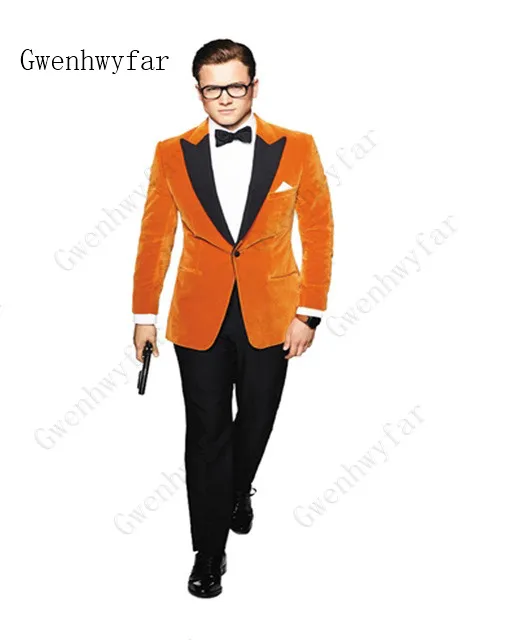 New-Brand-Orange-Velvet-Tuxedos-Peaked-Lapel-Slim-Fit-Groom-Tuxedos-Men-Suits-Wedding-Suits-For.jpg_640x640