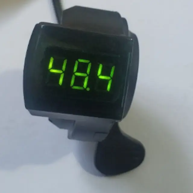 US $6.82 1 Set Ebike Handlebar Electric Scooter Accelerator Thumb with LCD Display Black Bicycle Grips Acce