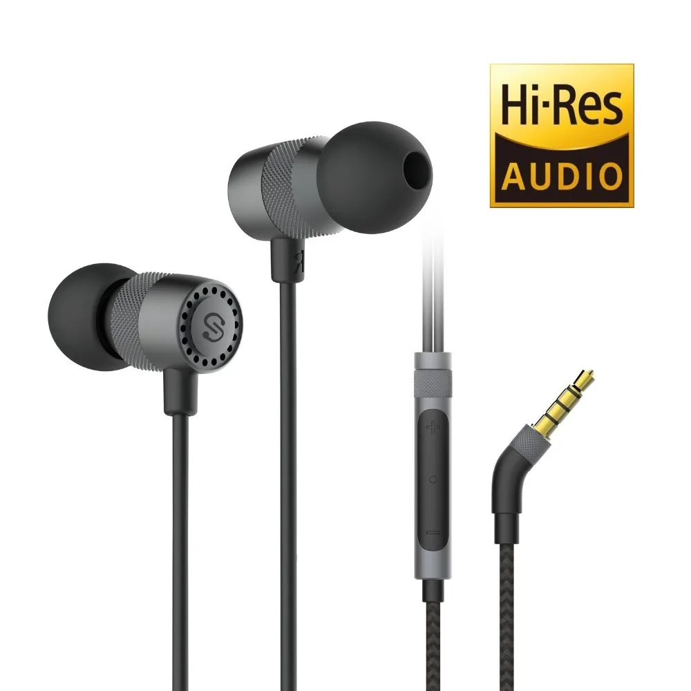 SoundPEATS Hi Res аудио стерео бас наушники 3 5 мм разъем проводные Handfree гарнитура для Xiaomi
