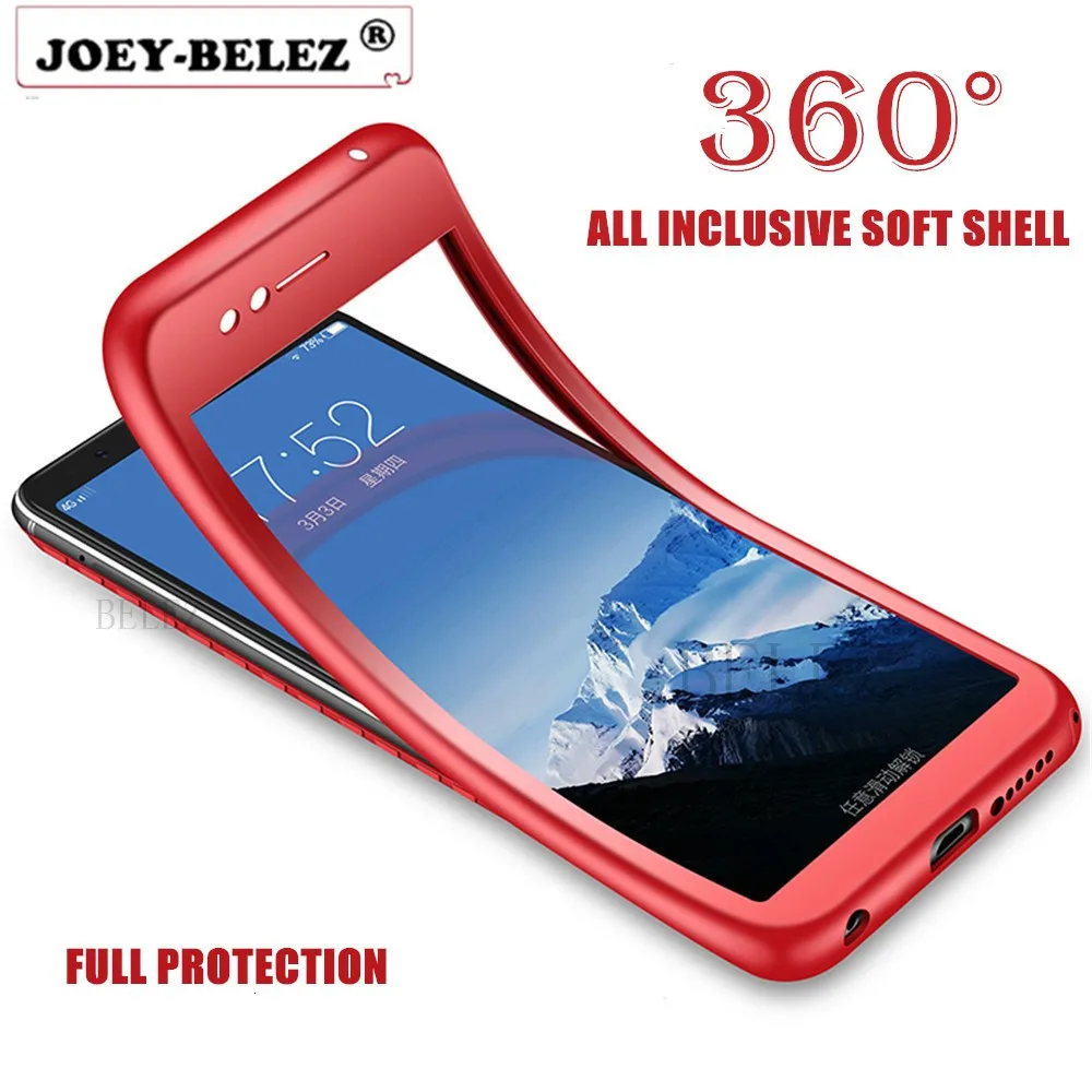 

360 Full Cover Protective Case For Huawei Nova 3 3i P Smart Mate 20 Lite P 10 Pro P8 P9 P10 P20 Lite 2017 Honor 7A 7C Soft Cover
