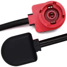 Adaptador de soquete d2 d2s, 2 peças, hid, coleira de fiação, d2, d2r, d2c, amp adaptador, conversor, conectores de cabo d2s, base de soquete acessórios automotivos,