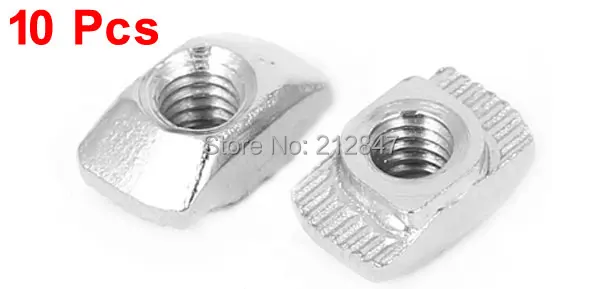 10pcs M4 Thread Hammer Head T-slot Nut 20 Series  Aluminum Profile Drop in T-Nuts