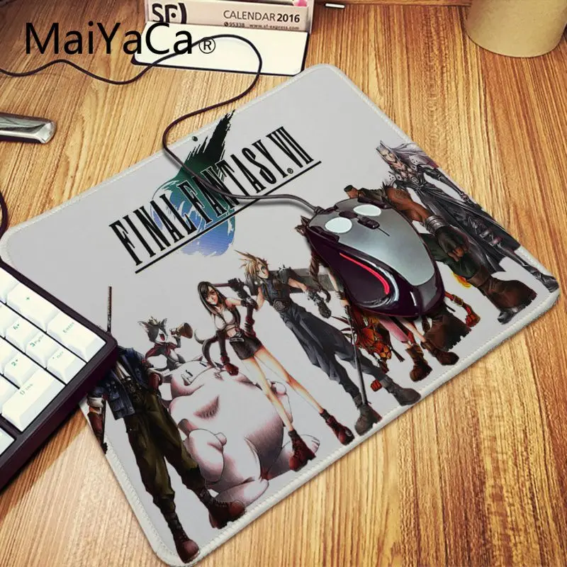 MaiYaCa Подарочный коврик для мальчика Final Fantasy VII игровой коврик для ноутбука компьютера коврик для мыши геймерский игровой коврик для клавиатуры компьютерный планшет коврик для мыши - Цвет: LockEdge 20x25cm