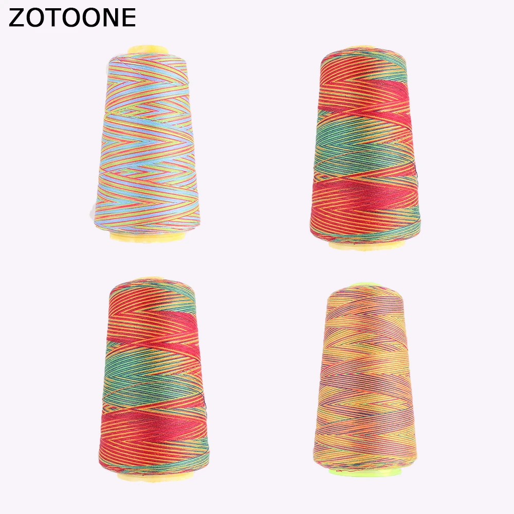 

ZOTOONE Colorful Sewing Machine Thread Set Nylon Quilting Thread Embroidery Thread Spool Applique on Clothing Sewing Accessories