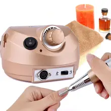 35000 об/мин Электрическая дрель для дизайна ногтей, инструменты для маникюра, электрическая полировальная машина, Роскошная золотая дрель для ногтей