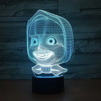 

Young baby 3d Lamp 7 Color Led Night Lamps For Kids Touch Led Usb Table Lampara Lampe Baby Sleeping Nightlight Room Lamp