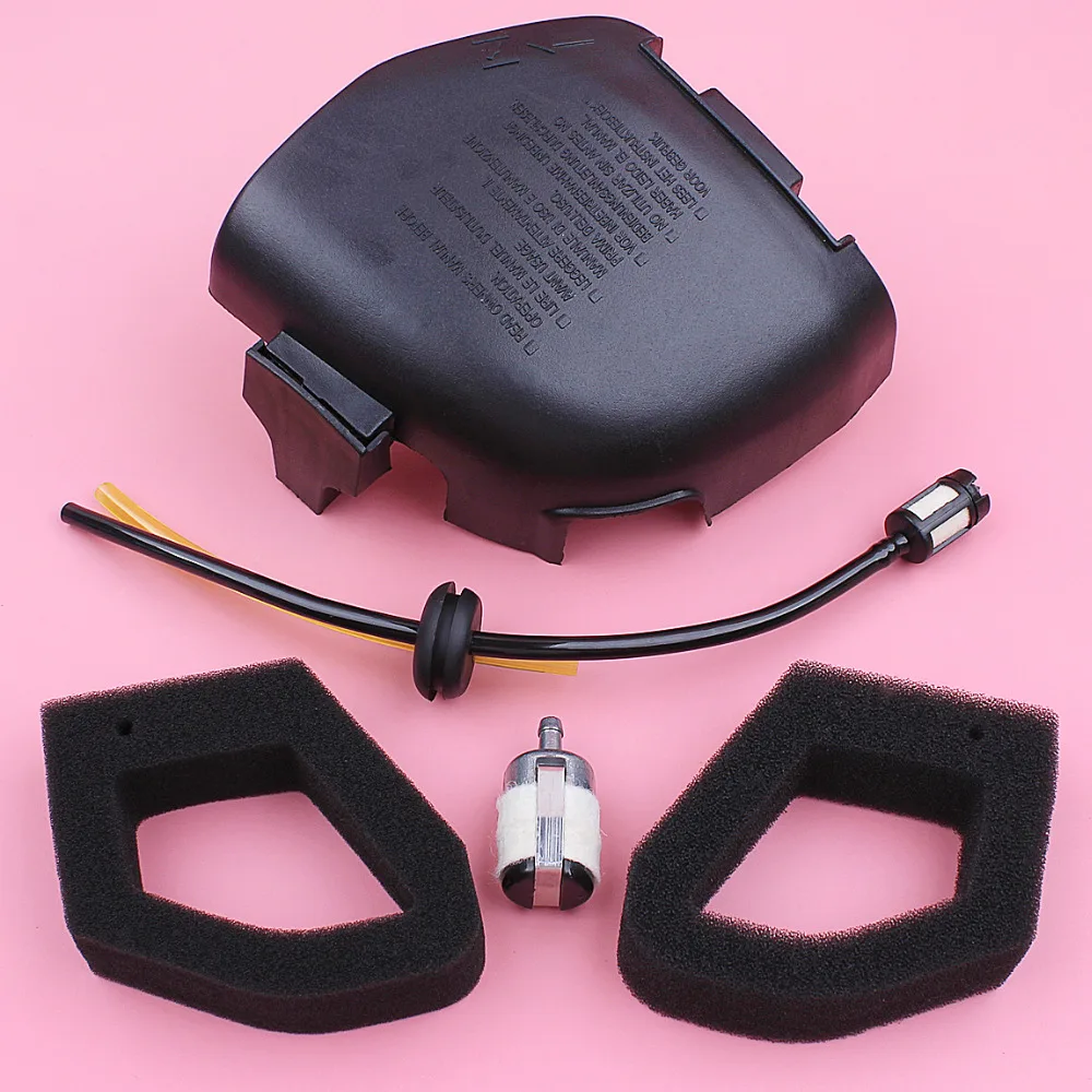 Air Filter Cover Assembly For Honda GX35 HHT35S GX 35 Lawn Mower Engine Air Fuel Filter Line Grommet Kit