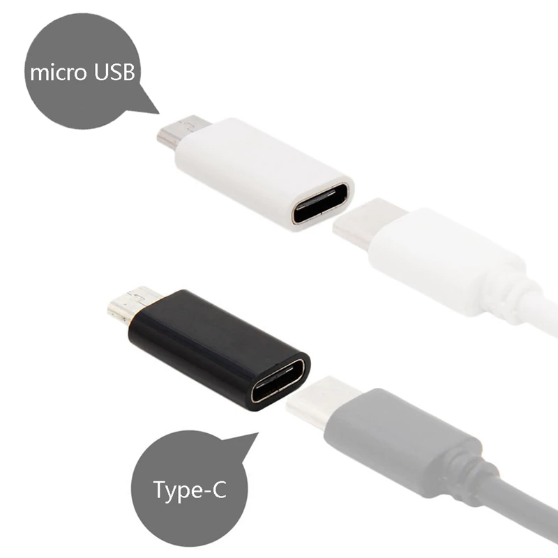 

Universal Portable USB 3.1 Type-C Male to Micro USB Female Converter Adapter for Smart Mobile Phone Plug & Play