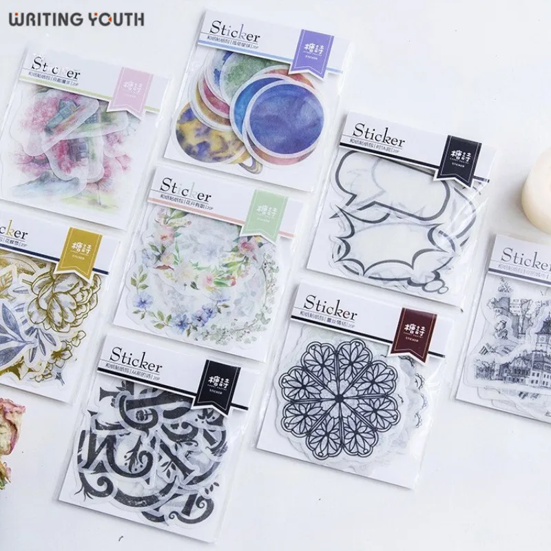 

Creative Poetic Landscape Series Bullet Journal Stickers Scrapbooking Child Diary DIY Kawaii Stickers Supplies Stationary