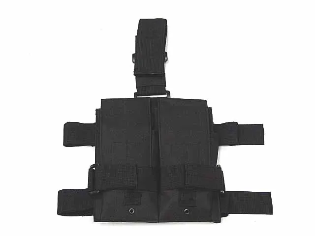 

Tactical Molle Double M4 5.56mm Mag Magazine Pouch Bag For Airsoft Paintball Drop Leg Panel Utility Pouch Bag