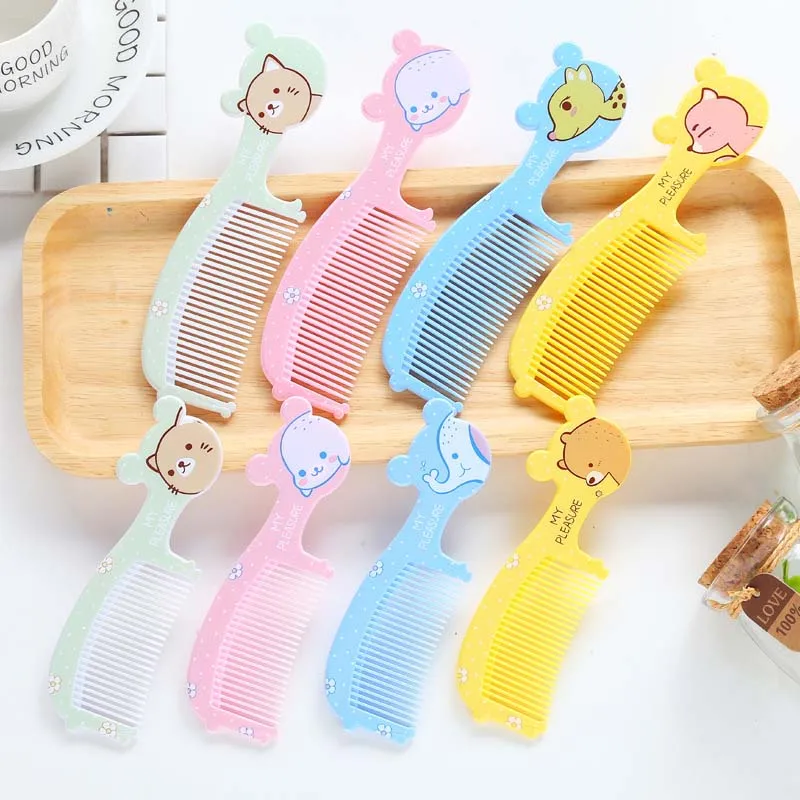 

Safety Soft Baby Hair Brush Infant Comb Grooming Shower Design Pack Kit Color 2Pcs (1 Pcs Big + 1Pcs Small)