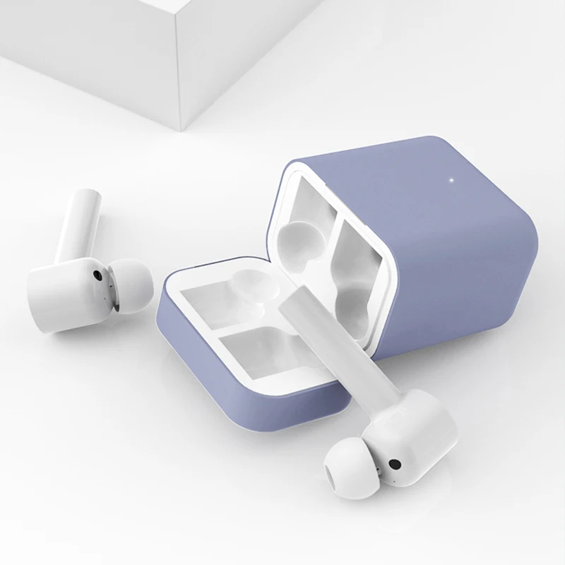 Силиконовый чехол для наушников с карабином для Xiaomi Airdots Bluetooth беспроводная гарнитура защитный чехол