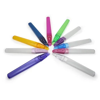 

200x Pro Durable Nail Art File Crystal Glass Manicure Pedicure Tool With Protective Tube