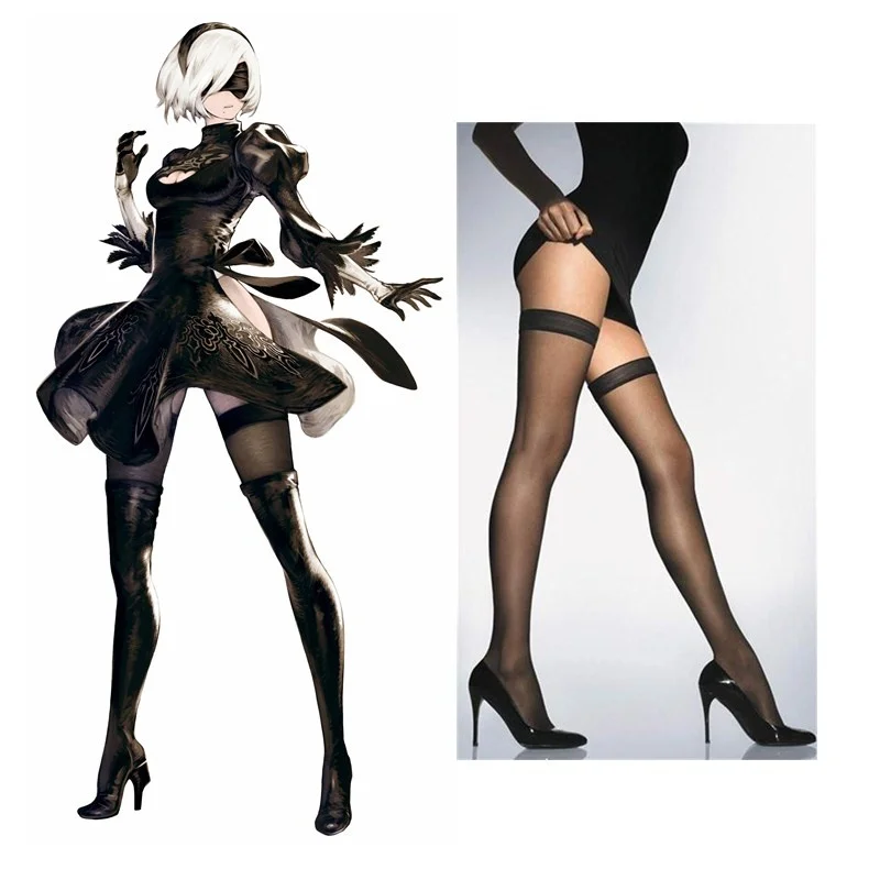 

New Game NieR:Automata 2B YoRHa No. 2 Black sexy stockings
