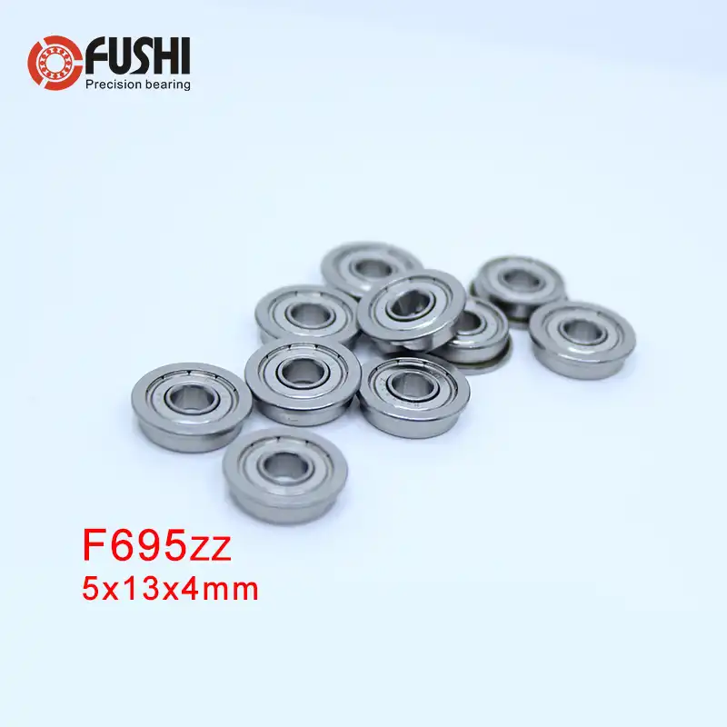 F695ZZ фланцевый подшипник 5x13x4 мм ABEC-1 (10 шт.) фланцевые F695 Z шарикоподшипники F619/5ZZ - изображение