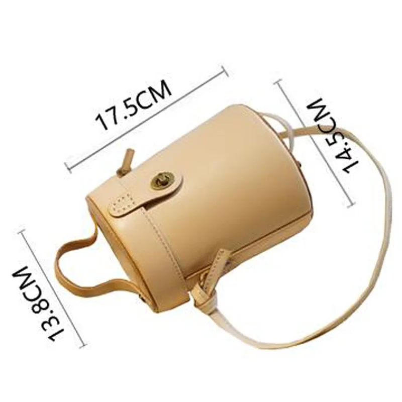 AETOO Hand-shoulder shoulder back portable female models plastic hard shell leather vegetable tanned leather small retro drum