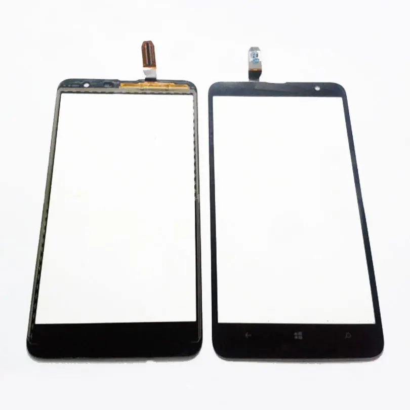 10 шт./лот Для Nokia Lumia 1320 Touch Screen Digitizer стеклянная панель на замену черный Бесплатная