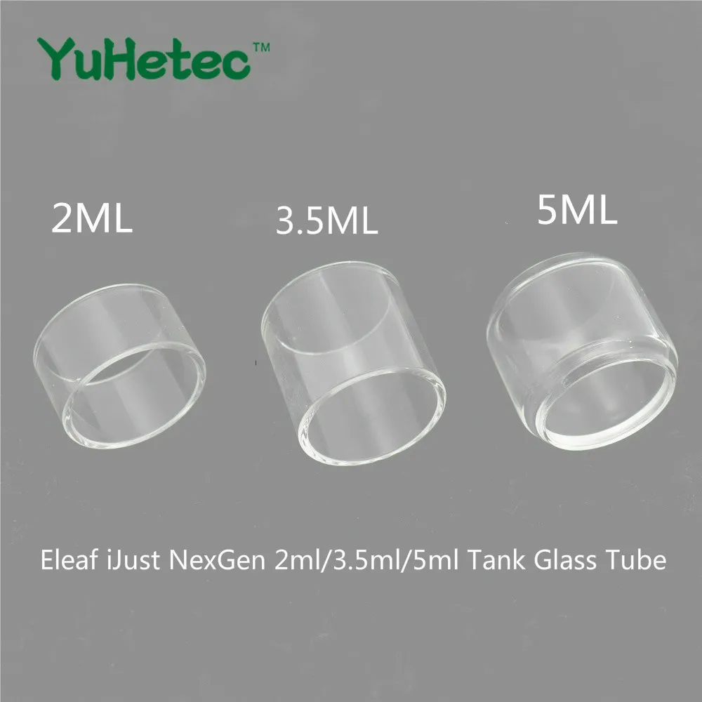 2 шт. оригинальный YUHETEC сменная стеклянная трубка для eleaf ijust nexgen 2 мл/3,5 мл/5 мл резервуар