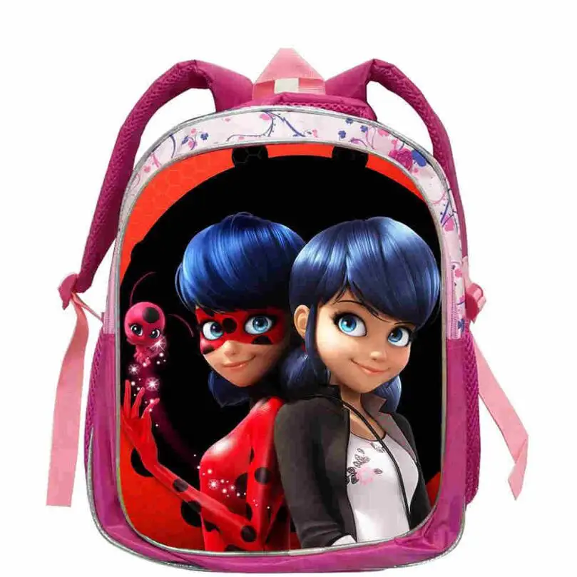 

2019 New Cartoon Kids Princess Elsa Schoolbag Cute Girls Lovely Snow white School Bag Miraculous Ladybug Kindergarten Backpacks