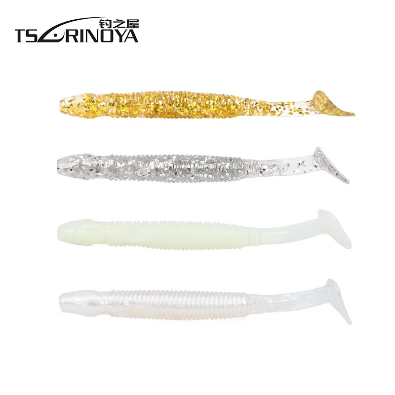 (8pcs/pack) Tsurinoya 70mm/1.8g R33 T tail Soft Lure Floating Soft