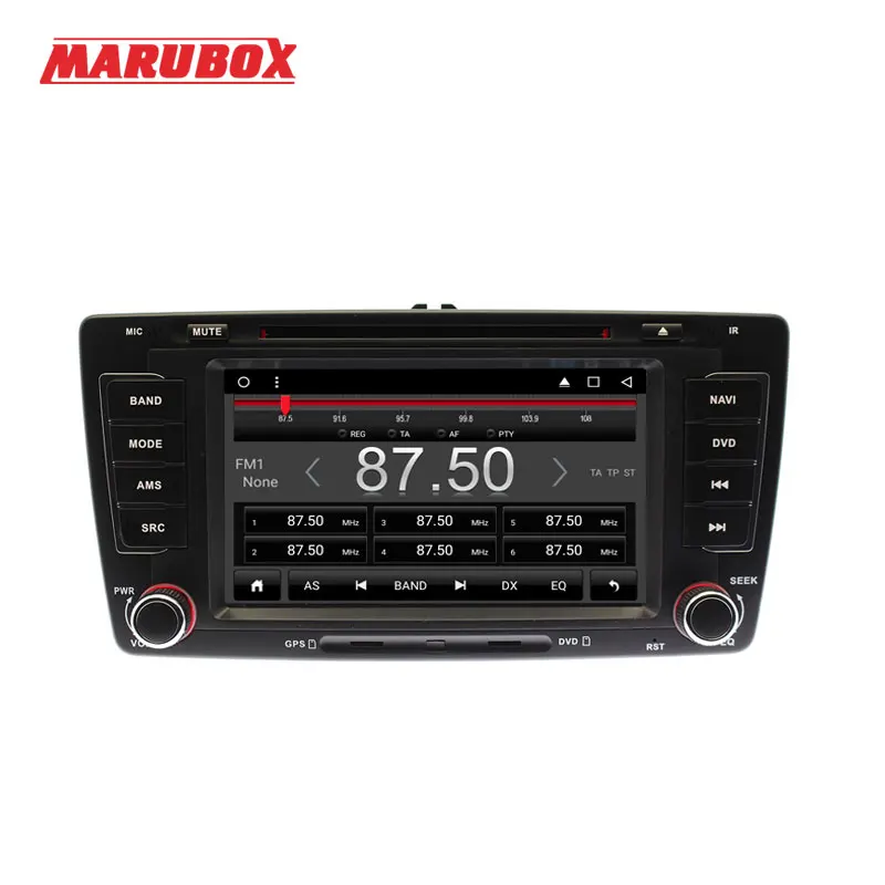 Marubox M7083 Штатная магнитола для SKODA OCTAVIA 2003 2014 Четырехядерный процессор Allwinner R16 Android