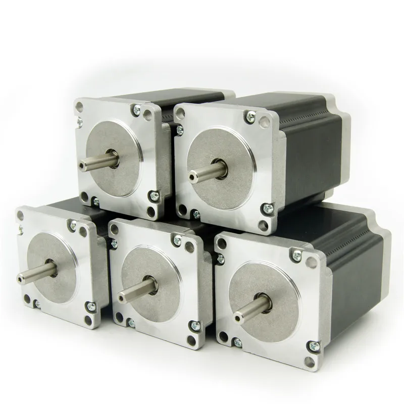 

5pcs 4-lead Nema23 stepper motor 57HS76A43006/57HS76A43008 2.1N.m(300oz-in) 3.0A motor length 76mm shaft diameter 6.35/8.0mm