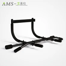 Дверной подтягивающий бар для домашнего тренажерного зала тренировки тела силовое фитнес-оборудование углеродистая стальная труба Регулируемый бар 200 кг подшипник