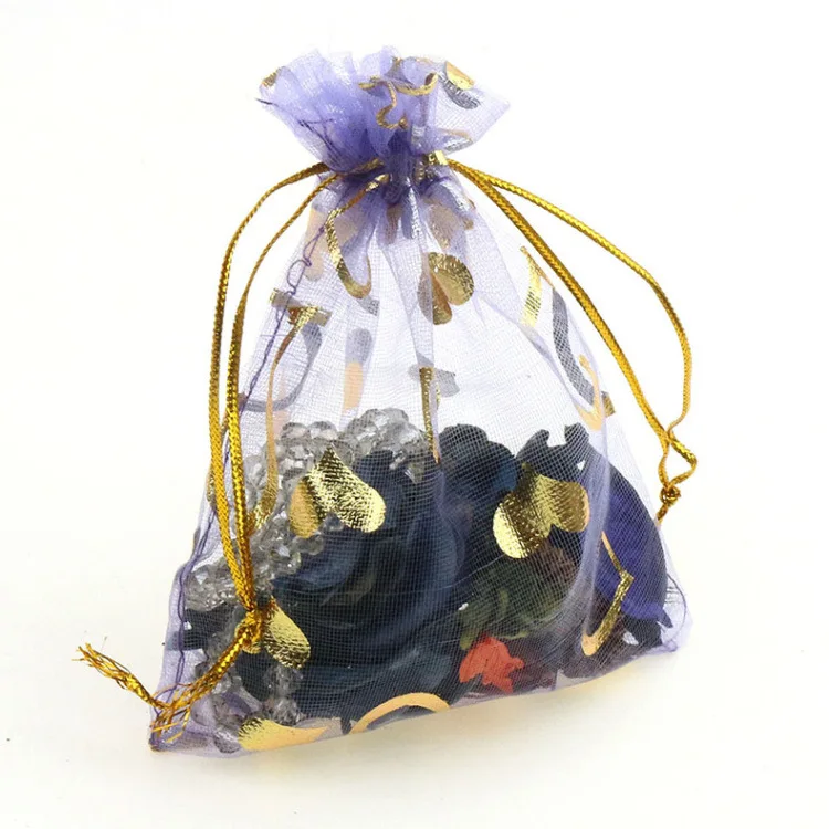 

100pcs 7*9cm organza bag wedding gifts for guest Christmas gift bag wedding decoration candy jewelry packing bag baby shower 5z