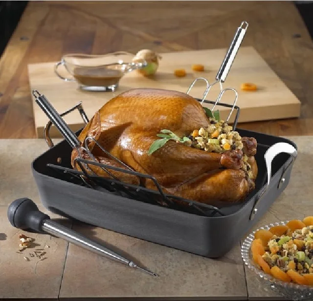 Stainless Steel Chicken Turkey Baster FDA Silicone Bulb Poultry