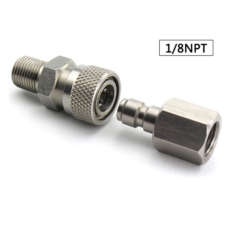 PCP ВВС Пейнтбол 1/8NPT соединителей Нержавеющая сталь гнездовой разъем соединения