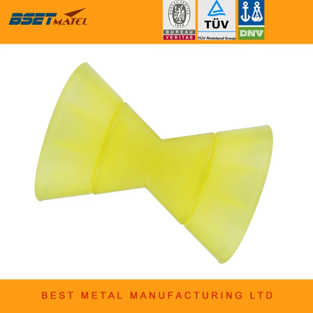 

Ultimate 180 Yellow Poly Urethane Bow Roller Stop Rollers Boat Marine Trailer Ears Tie Down 1/2" Bolt Yacht Accessories