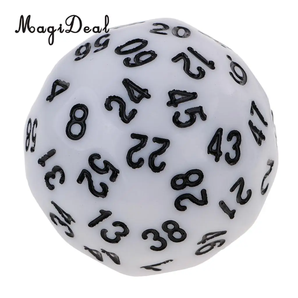 10 Pieces Acrylic Digital Dices Multi-Sided Dice Set for RPG Playing Game Tabletop Games Board Game Children Adult Youth Toys