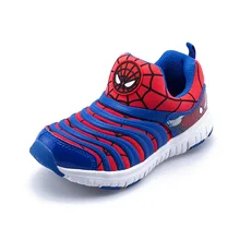 Весна осень новая детская обувь Человек-паук модные спортивные кроссовки для детей спортивная обувь для мальчиков