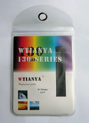 Tianya 130*175 мм ND4 Окончил Серый смолы площадь фильтр для Cokin X-Pro держатель