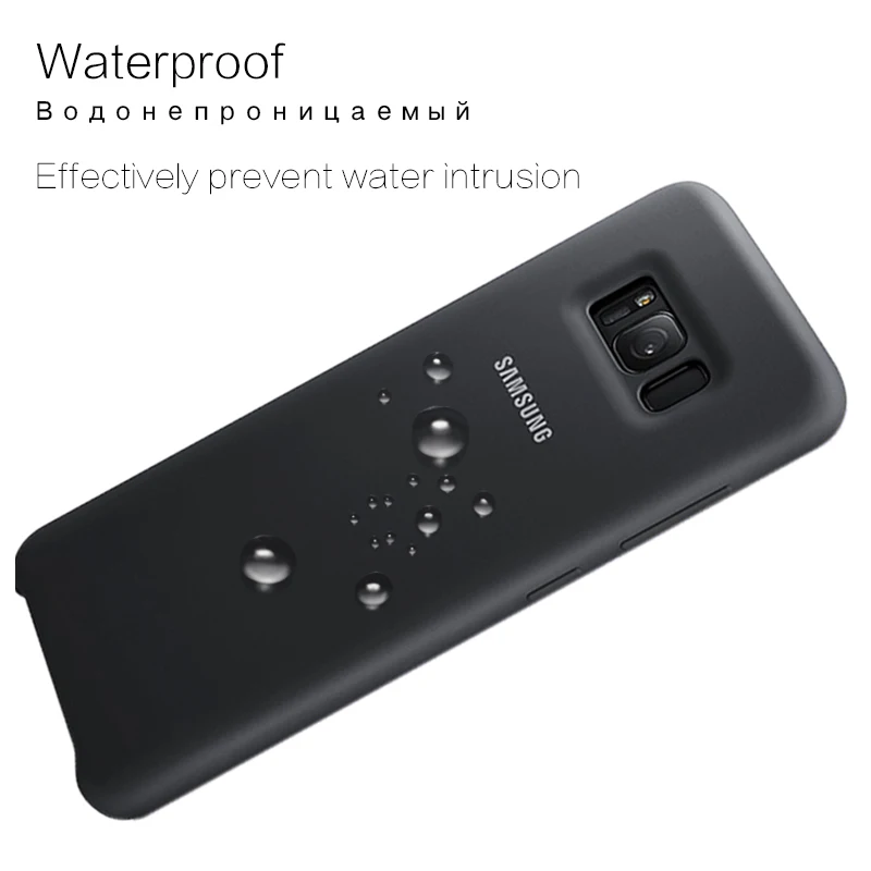 Samsung S8 case silicone back cover galaxy S8 plus note8 hard phone case Full protective S 8 plus luxury S8plus 100% original