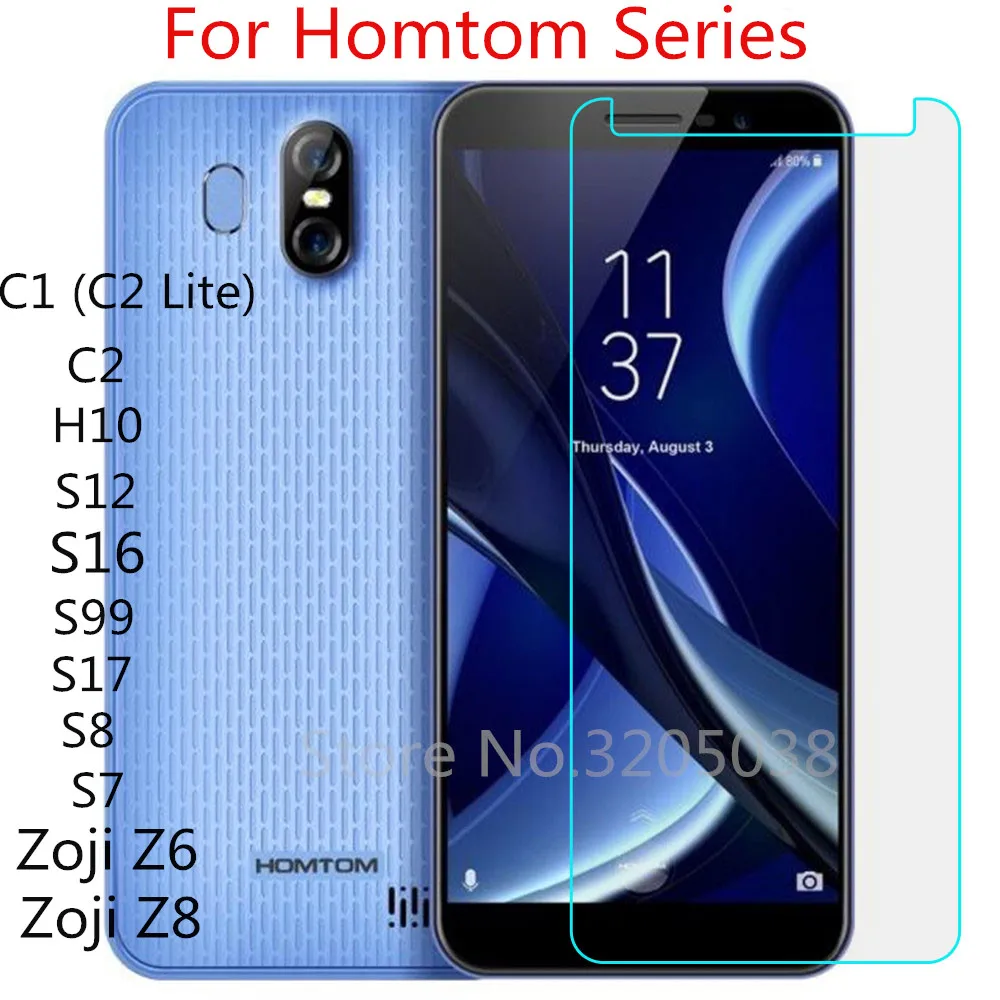Защитное стекло для экрана Zoji Z6 Z8 закаленное защиты из закаленного стекла HomTom C2 C1
