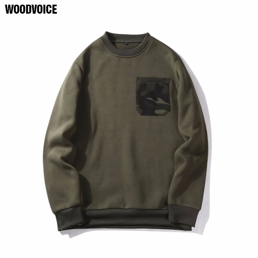

Woodvoice Brand US/Euro Size hoodies men clothing casual camouflage front pocket design male sweatshirt Men Hombre Streetwear 10