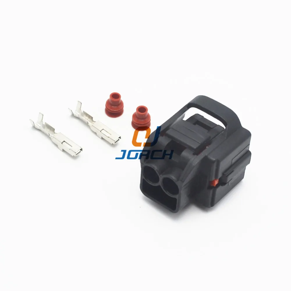 10 комплектов 2pin автомобильный женский водонепроницаемый plactic жгут проводов conector plug 90980-10899