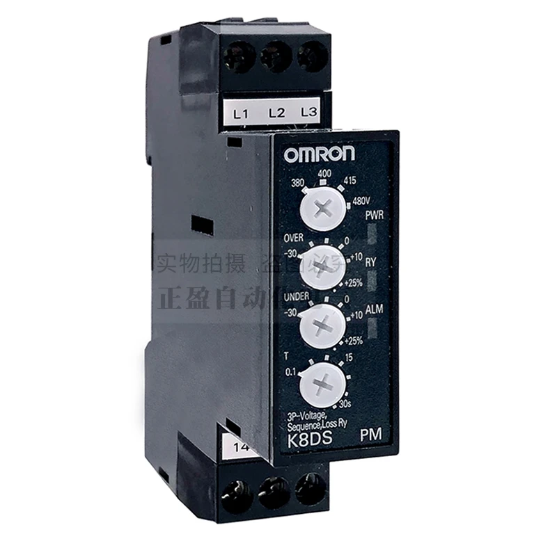 

Free shipping Original authentic Omron (Shanghai) OMRON three-phase phase loss protector Phase sequence relay K8DS-PM2