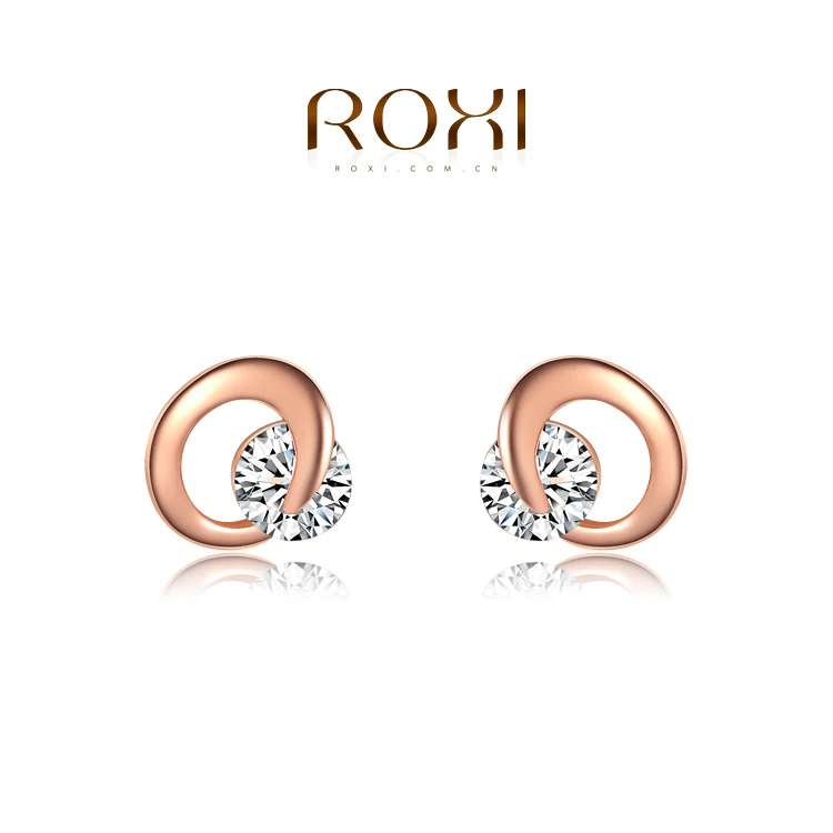 

2017 ROXI Fashion Girls Party Gold Color earrings,women lock&key earrings,Nickeless,wholesale,Christmas/birthday gifts,